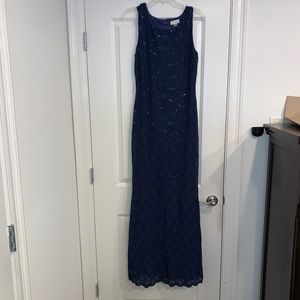 Royal blue Gown